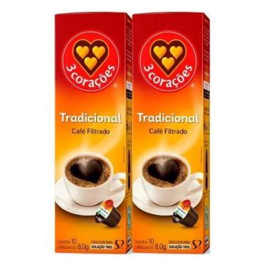 Imagem de 20 Cápsulas Café Filtrado Tradicional 3 Três Corações