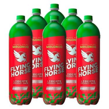 Imagem de Energético Flying Horse Energy Drink Melancia 2l 6 Unidades