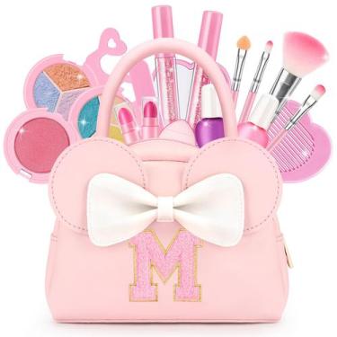 Imagem de Kit de maquiagem mibasies Kids 18 unidades com bolsa inicial para cria