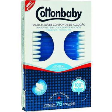 Imagem de Cotonete Hastes Flexíveis 75 unidades Cottonbaby