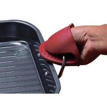 Imagem de Luva de Silicone Bico de Pato Térmica Vermelha - Unyhome - ou