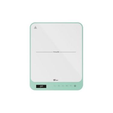Imagem de Cooktop de Indução Fischer 1 Boca Vitrocerâmico Portátil Verde Bivolt
