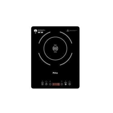 Imagem de Cooktop de Indução Portátil Philco PCT10A 1 Boca Vitrocerâmico com Painel Touch Preto 110V