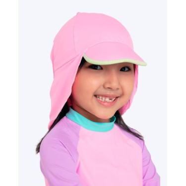 Imagem de Chapéu Proteção Solar Color Block Moda Praia Infantil Menina Puket 110