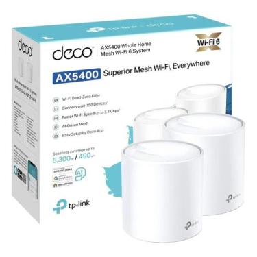Imagem de Roteador Wireless Wi Fi 6 TPLink Deco X60 Mesh AX5400 Dual Band Pack 2