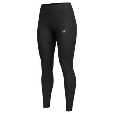 Imagem de Calça Legging New Balance Sport Pocket High Rise Preta Feminina, G