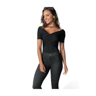 Imagem de Body Feminino Marilyn DeMillus 098227, Preto, 42