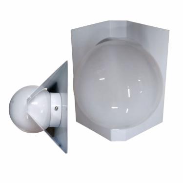 Imagem de Arandela de Parede 1640 Ref 612.28 Iluminacao Decorativa Bivolt Branco Incolustre