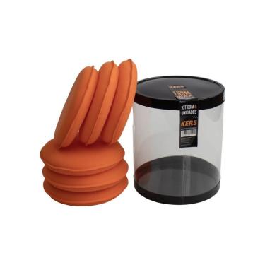 Imagem de Aplicador de Cera para Detalhamento Automotivo Foam Wax Kit com 6 Unidades para Cera e Condicionadores Espuma Ultra