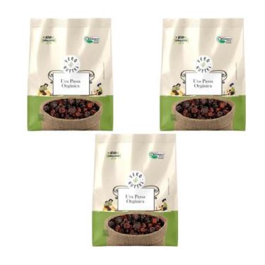 Imagem de Kit 3 Uva Passa Organica 600g Vero Nuttri