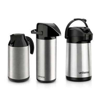 Imagem de Garrafa Térmica Unitermi Berlim 1L Verona 1L e Verona 600ml Café Chá B