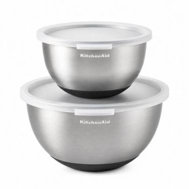 Imagem de Conjunto 2 Tigelas Bolw em Inox Multuso Cozinha KitchenAid