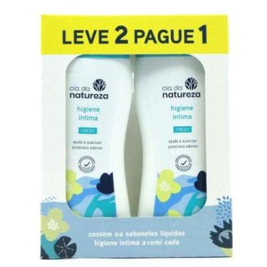 Imagem de Sabonete Líquido Íntimo Fresh 2 X 210ml Cia Da Natureza