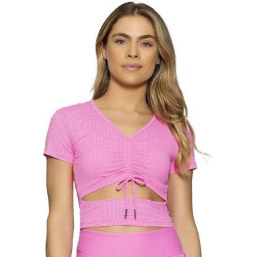Imagem de Cropped Run More Play Time Feminino, Rosa, G