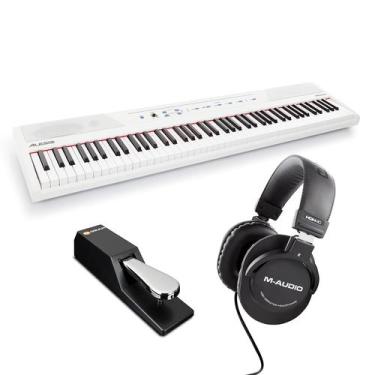 Imagem de Piano digital Alesis Recital, 88 teclas semipesadas