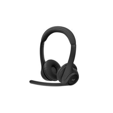 Imagem de Headset Zone 305 sem Fio Bluetooth 5.3 Cancelamento de Ruido Microfones Duplos Preto Logitech