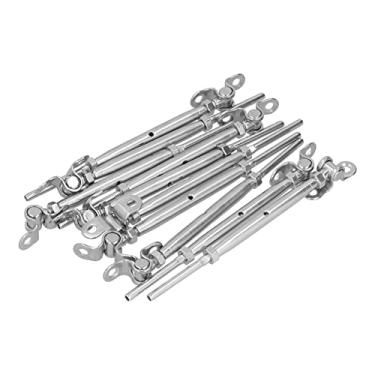 Imagem de Kit de corrimão de cabo de aço inoxidável, resistência à fadiga à prova de intempéries Kit de ferragens de corrimão de cabo de ampla aplicação para corrimões de convés para corrimãos(1/8)