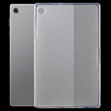 Imagem de Capa ultrafina para Lenovo Tab M10 Plus à prova de choque transparente TPU capa traseira protetora macia capa traseira para tablet (cor: transparente)