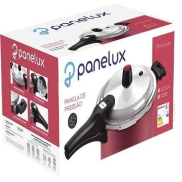 Imagem de Panela Pressão 4,5L Antiaderente Fechamento Externo Cereja