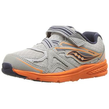 Imagem de Saucony Tênis infantil unissex Baby Ride 9, Cinza, 4 Wide US Toddler