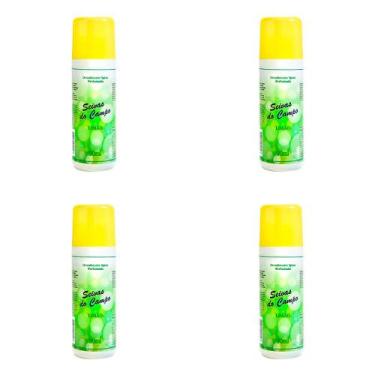 Imagem de Kit 4 Und Desodorante Spray Seiva Do Campo Limão Proteção 90ml