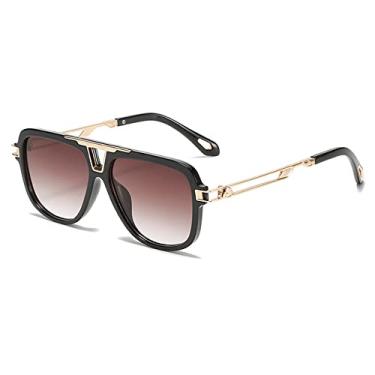 Imagem de Óculos de sol estilo gótico redondo moda steampunk para homens mulheres design vintage óculos de sol óculos de sol, c2 marrom, china