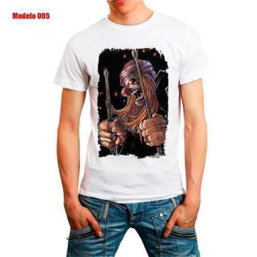 Imagem de Camiseta Camisa Banda Rock Slipknot Metal Personalizada - Vetor Camisa