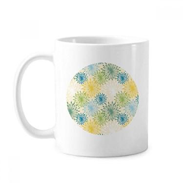 Imagem de Flor planta cor dente-de-leão caneca cerâmica xícara de porcelana café louça