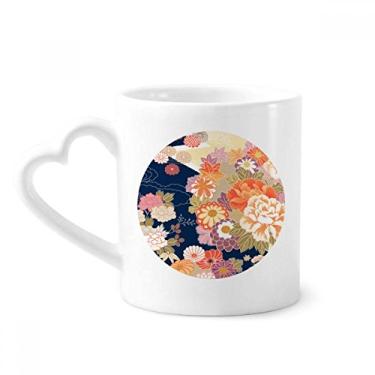 Imagem de Peônia Maple Leaf Pattern Caneca Japonesa Café Cerâmica Copos Copo Coração Vidro