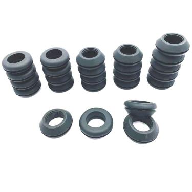 Imagem de HORTIPOTS Pacote com 25 argolas de borracha de 2,5 cm, ilhós de borracha de substituição para perfurar furo de 3,8 cm usando com tubo de PVC hidropônico SCH40 3/4" em configuração hidropônica DIY (pacote com 25)