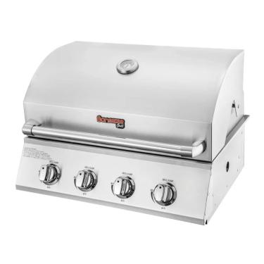 Imagem de Churrasqueira à Gás Embutir Bonezze Pro 4 - Gás Botijão