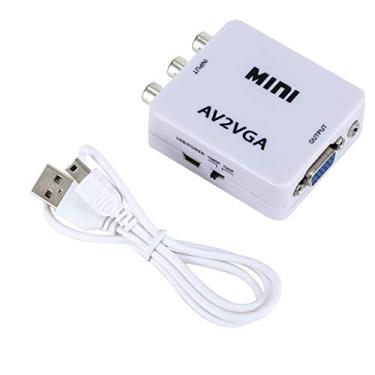Imagem de Gamogo Mini AV2VGA AV Rca CVBS Ao Conversor De Vídeo Vga Com Conversor De Áudio De 3.5mm Para PC Hdtv