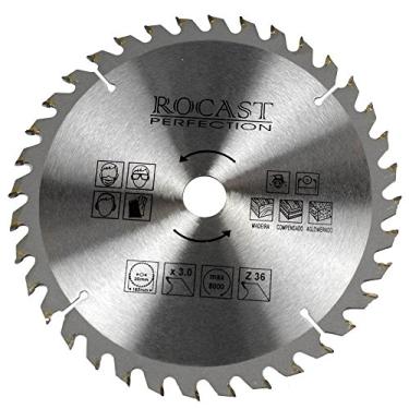 Imagem de Serra Circular com Pastilhas de Metal Duro para Madeira de 7.1/4 Pol.-ROCAST-35.0002