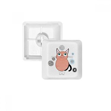 Imagem de Smile Animal Pink Cat teclado mecânico PBT kit de atualização para jogos