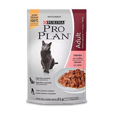 Imagem de Purina Ração Úmida Proplan Para Gatos Sachê Sabor Salmão - 85G Adulto - Sabor Outro