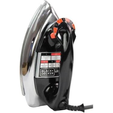 Imagem de Ferro De Passar Roupas Blackdecker Vfa Preto E Prateado 127v - Black+D