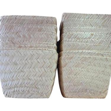 Imagem de Cachepot Vaso Arranjo De Palha Junino Pequeno 10 Unidades