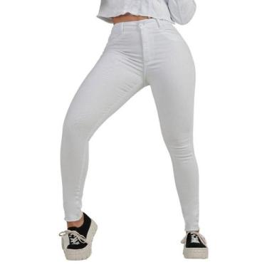 Imagem de Calça Jeans Feminina Skinny Stretch Lisa Bolso Dia a Dia - LD Jeans, 3