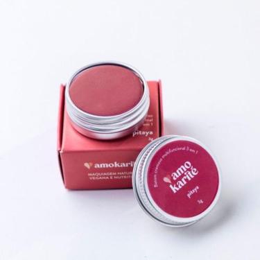 Imagem de Amokarité Batom Cremoso Multifuncional 3 em 1 - Pitaya 3g, Pitaya