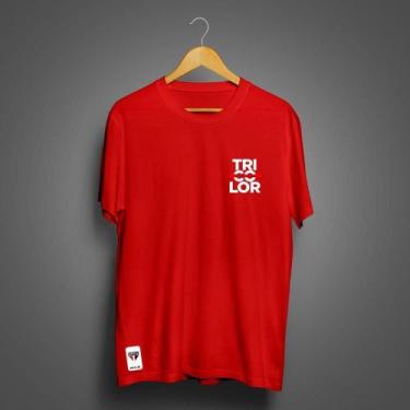 Imagem de Camiseta São Paulo Masculina Zé Carretilha Estádio SPFC, Vermelho, G