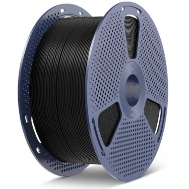 Imagem de SUNLU Filamento de impressora 3D 5KG PLA+2.0, carretel grande de 5 kg, filamento PLA+ de 1,75 mm, mais resistente e forte, precisão dimensional +/-0,02 mm, carretel 5KG/1, PLA+ preto