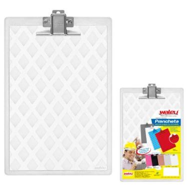 Imagem de Prancheta Acrílico OF Cristal Metal Escritório Organização - Waleu
