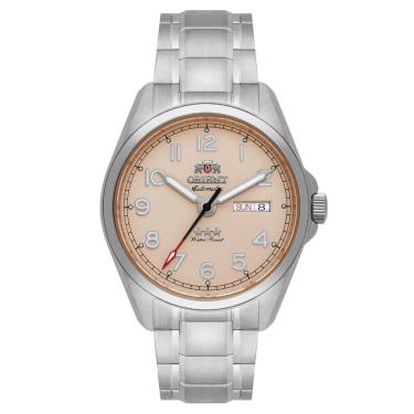 Imagem de Relógio Orient Masculino Ref: Yn6ss006 T2sx Automático Prateado