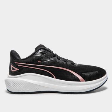 Imagem de Tênis Puma Skyrocket Lite Feminino, Preto, Dourado, 34