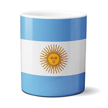 Imagem de Caneca Bandeira Argentina Copa do Mundo Futebol Países (Branca)