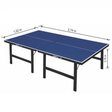 Imagem de Mesa De Tênis De Mesa Pingpong Mdf 18mm Klopf Cód.1019