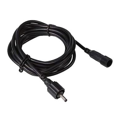 Imagem de GreenClick Pacote com 4 iluminação de paisagem de baixa tensão com cabo de extensão de 2 m preto us-02-dcwire-1