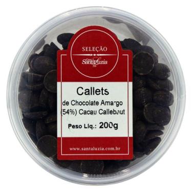Imagem de Callets de Chocolate Meio Amargo 54,5% Callebaut 200g