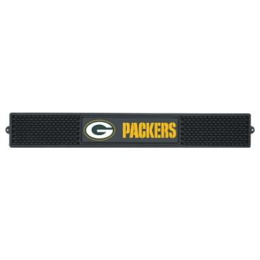 Imagem de FANMATS - Tapete para bebidas de vinil NFL Green Bay Packers 13986, 8,26 x 60,96 cm