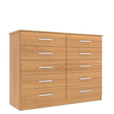 Imagem de Comoda para Quarto 10 Gavetas Marbela Cinnamomo